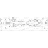 Antriebswelle OPEN PARTS - DRS6137.00