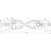 Antriebswelle OPEN PARTS - DRS6243.00