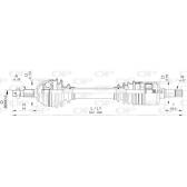 Árbol de transmisión OPEN PARTS - DRS6388.00