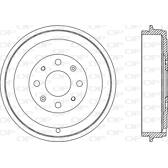 Brake Drum OPEN PARTS - BAD9066.10