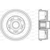Brake Drum OPEN PARTS - BAD9092.31