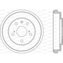 Brake Drum OPEN PARTS - BAD9099.10