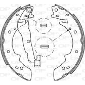 Brake Shoe Set OPEN PARTS - BSA2006.00