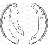 Brake Shoe Set OPEN PARTS - BSA2023.00