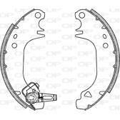 Brake Shoe Set OPEN PARTS - BSA2024.00