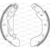 Brake Shoe Set OPEN PARTS - BSA2117.00