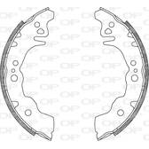 Bromsbackar, sats OPEN PARTS - BSA2127.00