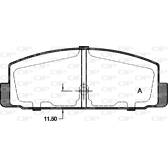 Bromsbelägg bak OPEN PARTS - BPA0179.30
