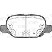 Bromsbelägg bak OPEN PARTS - BPA0727.32