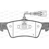 Bromsbelägg bak OPEN PARTS - BPA1187.02