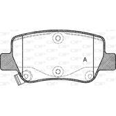 Bromsbelägg bak OPEN PARTS - BPA1403.02