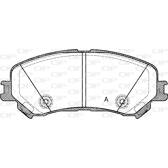 Bromsbelägg fram OPEN PARTS - BPA1318.20