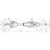 Cardan OPEN PARTS - DRS6053.00