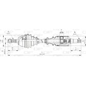 Cardan OPEN PARTS - DRS6085.00