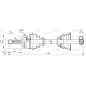Cardan OPEN PARTS - DRS6100.00