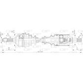 Cardan OPEN PARTS - DRS6160.00