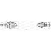 Cardan OPEN PARTS - DRS6208.00