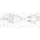 Cardan OPEN PARTS - DRS6213.00