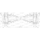 Cardan OPEN PARTS - DRS6219.00