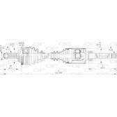 Cardan OPEN PARTS - DRS6244.00