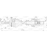 Cardan OPEN PARTS - DRS6286.00