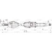 Cardan OPEN PARTS - DRS6322.00