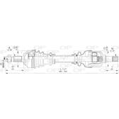 Cardan OPEN PARTS - DRS6402.00