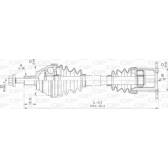 Cardan OPEN PARTS - DRS6415.00