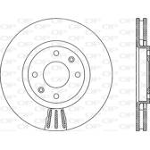 Set freni a disco OPEN PARTS - BDR1955.20