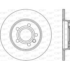 Jeu de 2 disques de frein OPEN PARTS - BDA1844.10