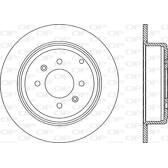 Jeu de 2 disques de frein OPEN PARTS - BDR1716.10