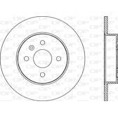 Jeu de 2 disques de frein OPEN PARTS - BDR2175.10