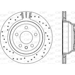 Jeu de 2 disques de frein Haute performance OPEN PARTS - BDRS2220.25