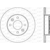 Jeu de 2 disques de frein OPEN PARTS - BDA1446.10