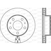 Jeu de 2 disques de frein OPEN PARTS - BDA2366.20