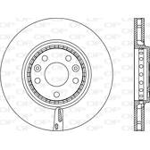 Jeu de 2 disques de frein OPEN PARTS - BDA2547.20