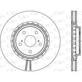 Jeu de 2 disques de frein OPEN PARTS - BDA2718.20