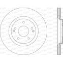 Jeu de 2 disques de frein OPEN PARTS - BDA2882.20