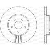 Jeu de 2 disques de frein OPEN PARTS - BDR1912.20