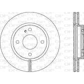 Jeu de 2 disques de frein OPEN PARTS - BDR2454.20