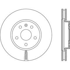 L/'Avant Ventilé Disques De Frein Vauxhall Insignia 2.0 CDTI Saloon 2008-13 130HP 296 mm