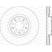 Jeu de 2 disques de frein OPEN PARTS - BDR2877.20