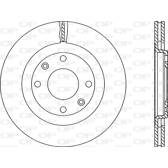 Brake disc set (2) OPEN PARTS - BDA1106.20