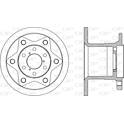 Brake disc (per unit) OPEN PARTS - BDA1767.10