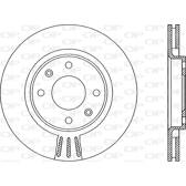 Brake disc set (2) OPEN PARTS - BDA1901.20