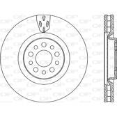 Brake disc set (2) OPEN PARTS - BDA2191.20
