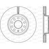Brake disc set (2) OPEN PARTS - BDA2207.20