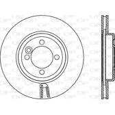 Brake disc set (2) OPEN PARTS - BDA2399.20