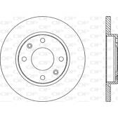 Brake disc set (2) OPEN PARTS - BDR1671.10