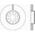 Brake disc set (2) OPEN PARTS - BDR2280.20
